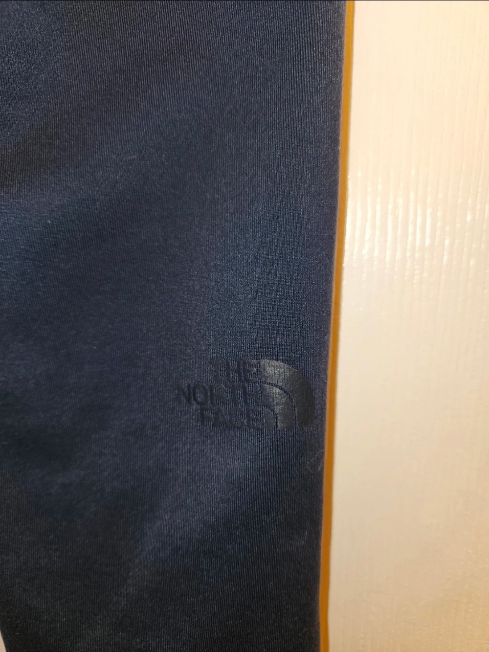 The North Face Blue Solid FlashDry Ankle Leggings Stretch Logo Women's Small - Picture 3 of 6